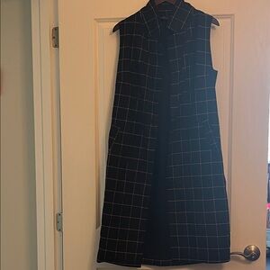 Lazy Oaf Black Check Sweater/Dress